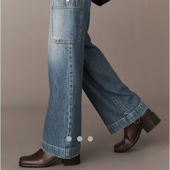 PILCRO Mid-Rise Cargo Jeans - Picture 4 of 6